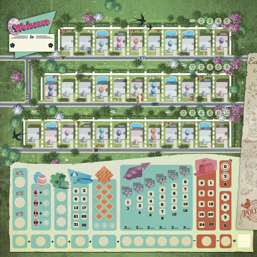 Deep Water Games Board Games Welcome To...: Spring Neighborhood Expansion 1 Deep Water Games Board Games Welcome To...: Spring Neighborhood Expansion