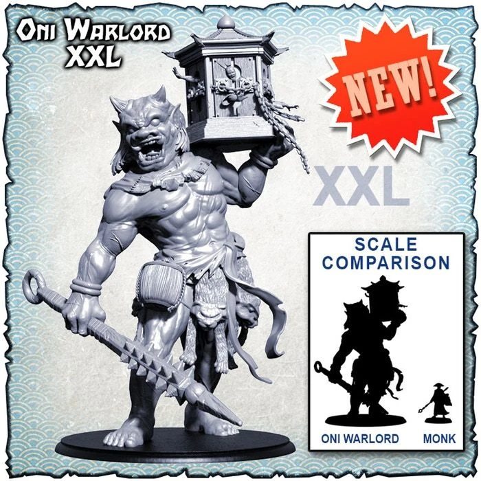 Flying Frog Productions Shadows Of Brimstone: Oni Warlord XXL Enemy Board Games 3 Flying Frog Productions Shadows Of Brimstone: Oni Warlord XXL Enemy Board Games