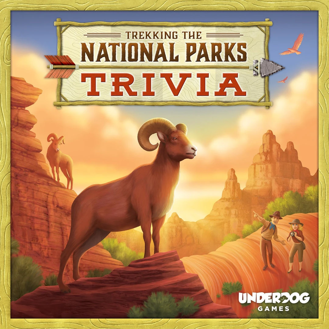 Underdog Games Trekking The National Parks: Trivia Board Games 1 Underdog Games Trekking The National Parks: Trivia Board Games