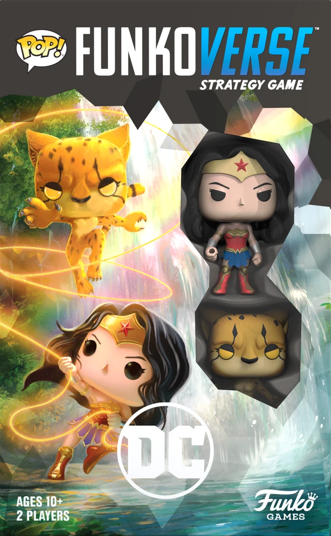 Funko Games Funkoverse Strategy Game: DC Comics 102 – Wonder Woman & Cheetah Board Games 1 Funko Games Funkoverse Strategy Game: DC Comics 102 – Wonder Woman & Cheetah Board Games