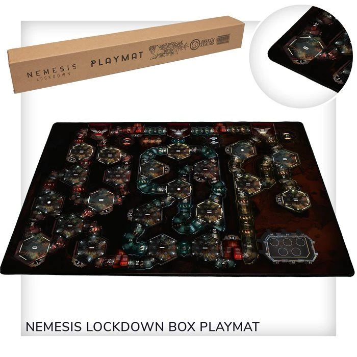 Awaken Realms Nemesis: Lockdown – Playmat 1 Awaken Realms Nemesis: Lockdown – Playmat