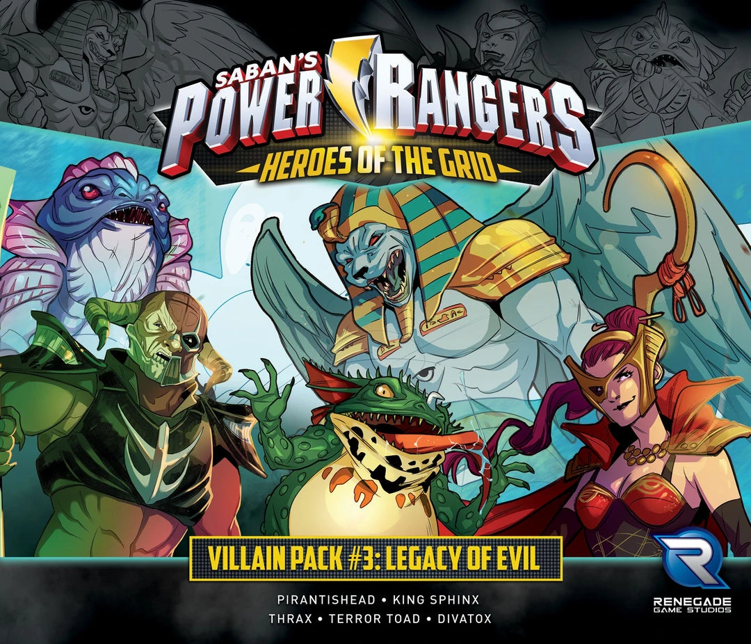 Renegade Game Studios Board Games Power Rangers: Heroes Of The Grid – Villain Pack #3: Legacy Of Evil 1 Renegade Game Studios Board Games Power Rangers: Heroes Of The Grid – Villain Pack #3: Legacy Of Evil