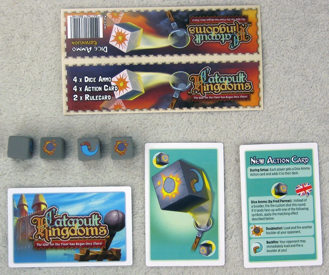 IELLO Catapult Feud - Dice Ammo Expansion Board Games 1 IELLO Catapult Feud - Dice Ammo Expansion Board Games