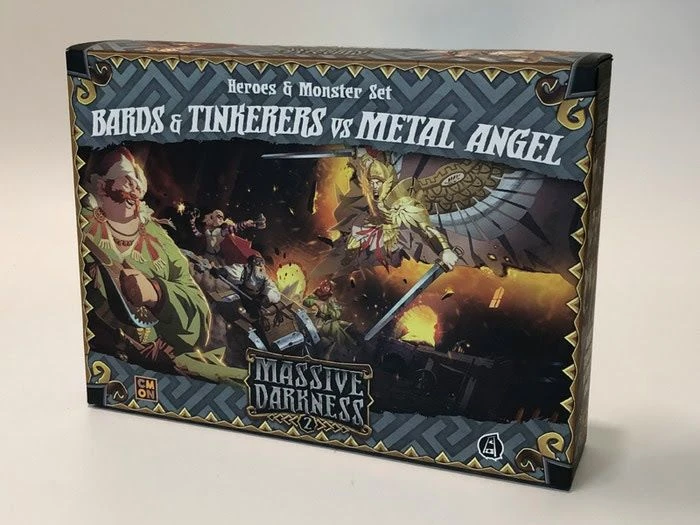 CMON Global Limited Massive Darkness 2: Heroes & Monster Set – Bards & Tinkerers Vs Metal Angel Board Games 1 CMON Global Limited Massive Darkness 2: Heroes & Monster Set – Bards & Tinkerers Vs Metal Angel Board Games