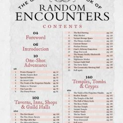 Media Lab Books The Game Master's Book Of Random Encounters Fantasy Games