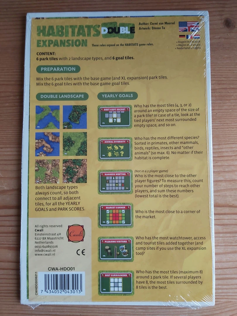 Cwali Habitats: Double Expansion (Import) Board Games 1 Cwali Habitats: Double Expansion (Import) Board Games