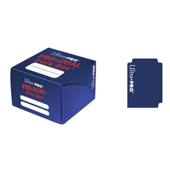 Ultra Pro - PRO Dual Standard Blue Deck Box (180) Deck Boxes