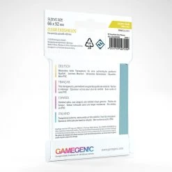 Gamegenic - Keyforge Exoshields Sleeves - Clear Jun 13-19, 2022