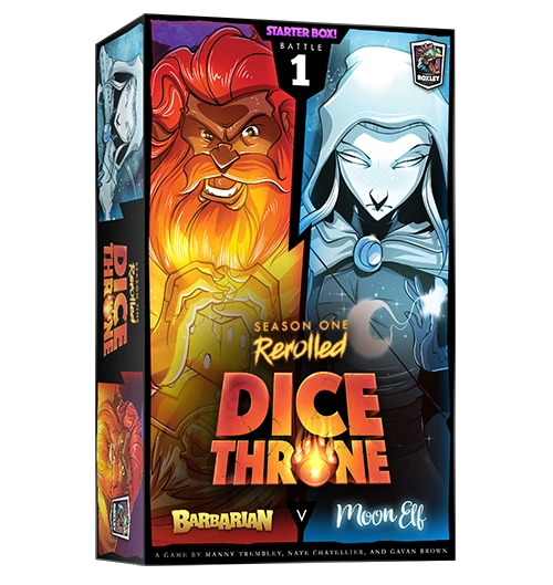 Roxley Dice Throne: Season One ReRolled – Barbarian V. Moon Elf 1 Roxley Dice Throne: Season One ReRolled – Barbarian V. Moon Elf