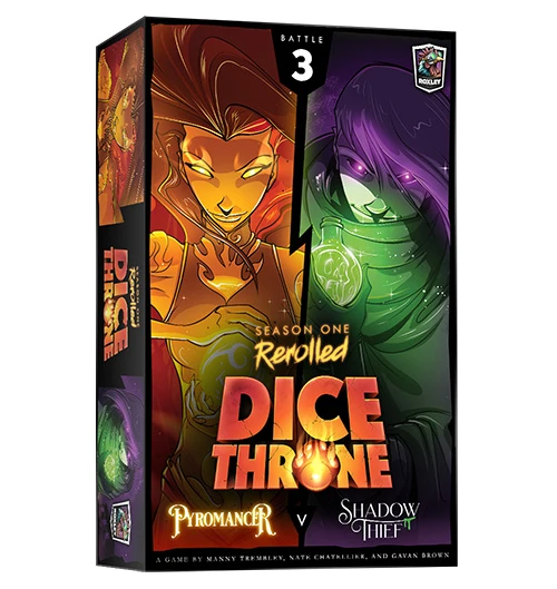 Roxley Dice Throne: Season One ReRolled – Pyromancer V. Shadow Thief 1 Roxley Dice Throne: Season One ReRolled – Pyromancer V. Shadow Thief