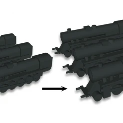 PHALANX Board Games 1941: Race To Moscow - Larger Locomotives Minis *PRE-ORDER*