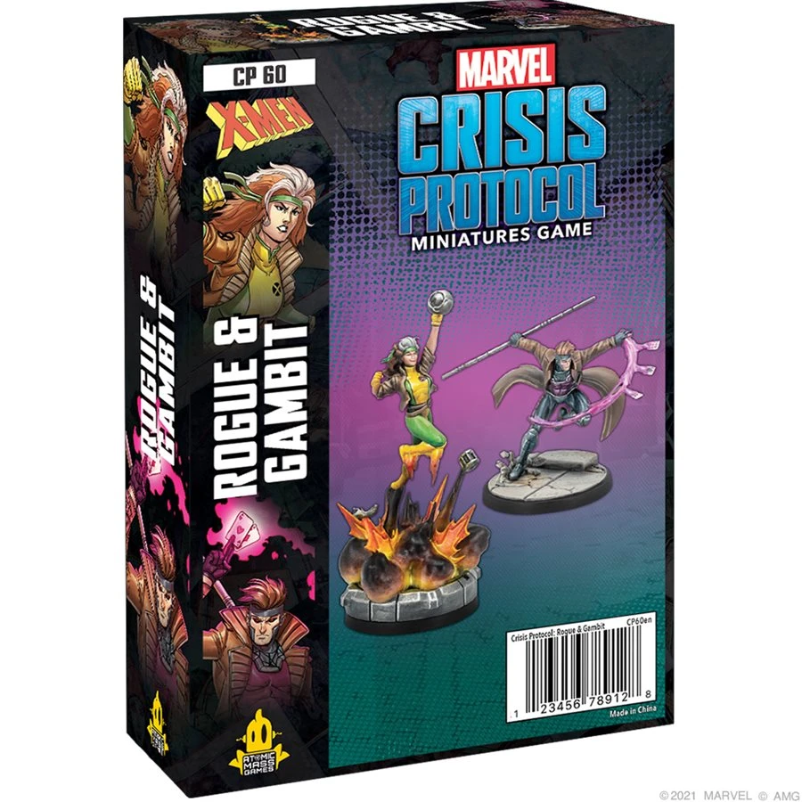 Atomic Mass Games Board Games Marvel: Crisis Protocol - Rogue & Gambit Character Pack 1 Atomic Mass Games Board Games Marvel: Crisis Protocol - Rogue & Gambit Character Pack