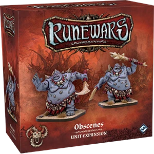 Fantasy Flight Games Board Games Runewars Miniatures Game: Obscenes - Unit Expansion 1 Fantasy Flight Games Board Games Runewars Miniatures Game: Obscenes - Unit Expansion