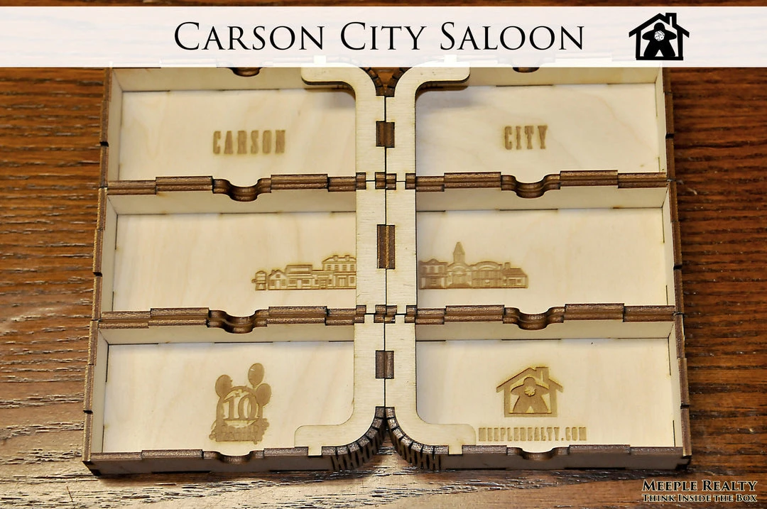 Meeple Realty - Carson City Saloon (Compatible With CARSON CITY: BIG BOX™) *PRE-ORDER* 11 Meeple Realty - Carson City Saloon (Compatible With CARSON CITY: BIG BOX™) *PRE-ORDER*