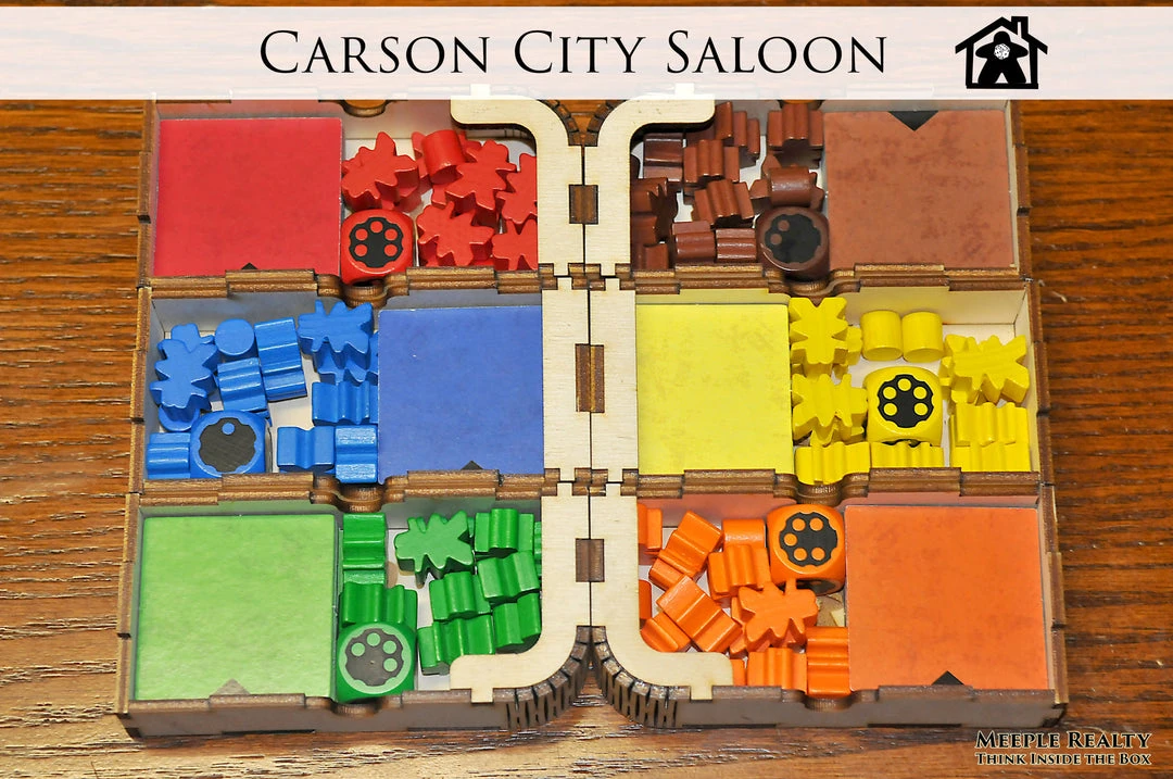 Meeple Realty - Carson City Saloon (Compatible With CARSON CITY: BIG BOX™) *PRE-ORDER* 12 Meeple Realty - Carson City Saloon (Compatible With CARSON CITY: BIG BOX™) *PRE-ORDER*
