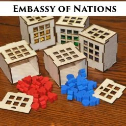 Meeple Realty - Embassy Of Nations (compatible With NATIONS™)