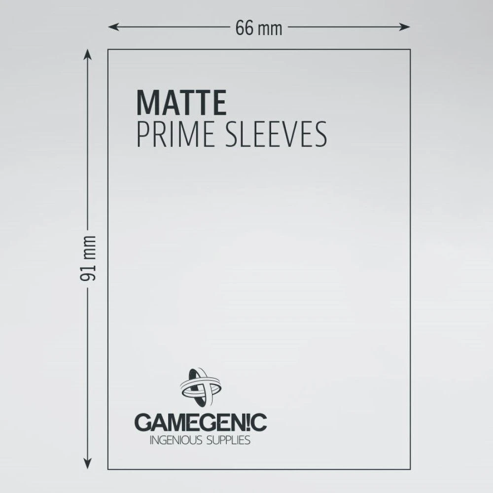 Gamegenic - Matte Prime Sleeves - Green (100ct) 2 Gamegenic - Matte Prime Sleeves - Green (100ct)