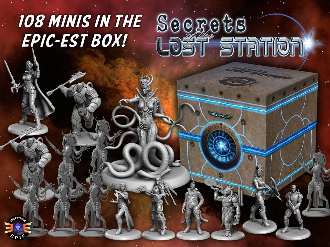 Everything Epic Games Board Games Secrets Of The Lost Station: Core Game & Miniatures (Limited Edition) 1 Everything Epic Games Board Games Secrets Of The Lost Station: Core Game & Miniatures (Limited Edition)