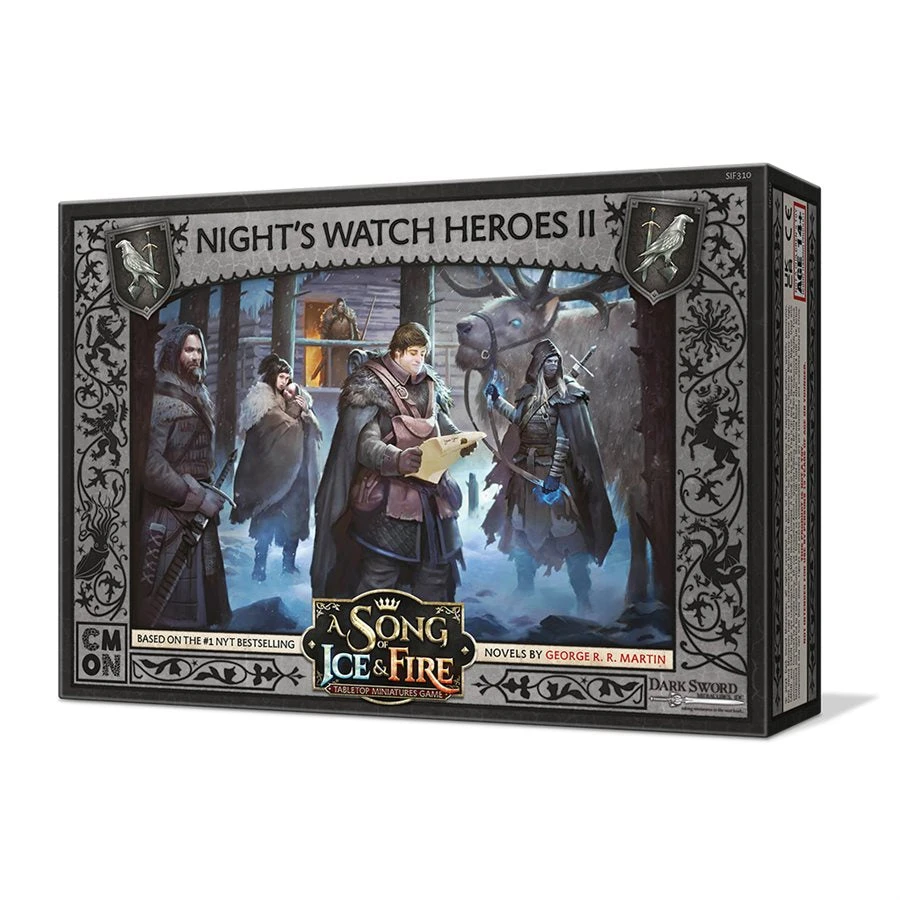CMON Global Limited Board Games A Song Of Ice & Fire: Tabletop Miniatures Game – Night's Watch Heroes II 1 CMON Global Limited Board Games A Song Of Ice & Fire: Tabletop Miniatures Game – Night's Watch Heroes II