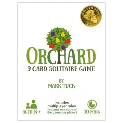Giga Mech Games Orchard: A 9 Card Solitaire Game Board Games