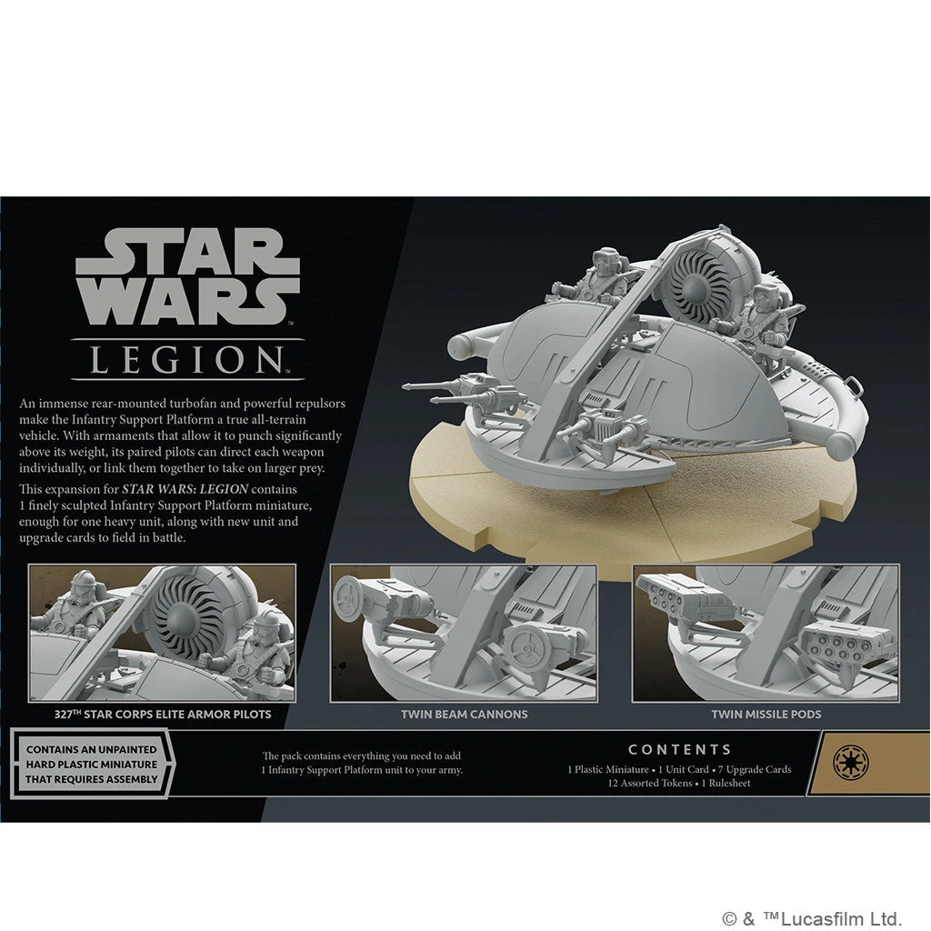 Fantasy Flight Games Board Games Star Wars: Legion - Infantry Support Platform Unit Expansion 2 Fantasy Flight Games Board Games Star Wars: Legion - Infantry Support Platform Unit Expansion