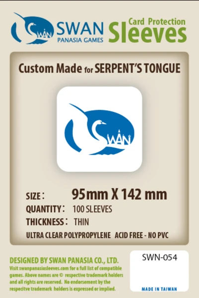 SWAN Sleeves - Card Sleeves (95 X 142 Mm) - 100 Pack, Thin Sleeves 1 SWAN Sleeves - Card Sleeves (95 X 142 Mm) - 100 Pack, Thin Sleeves