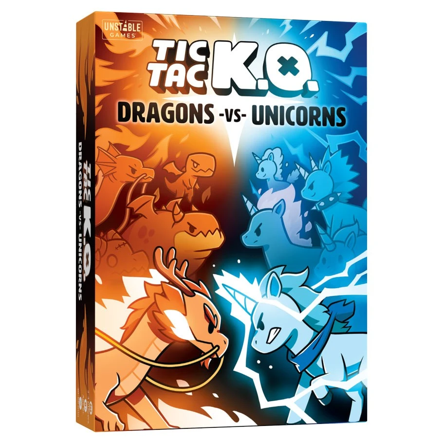 Unstable Games Board Games Tic Tac K.O.: Dragons Vs Unicorns 1 Unstable Games Board Games Tic Tac K.O.: Dragons Vs Unicorns