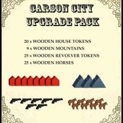 Quined Games Board Games Carson City: Big Box (Upgrade Components)