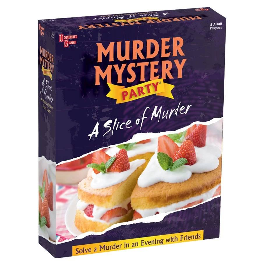 University Games Board Games Murder Mystery Party: A Slice Of Murder 1 University Games Board Games Murder Mystery Party: A Slice Of Murder