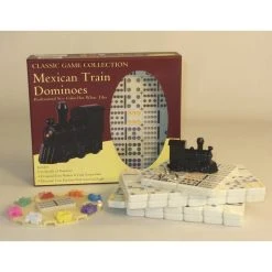 Worldwise Imports Board Games Mexican Train Dominoes
