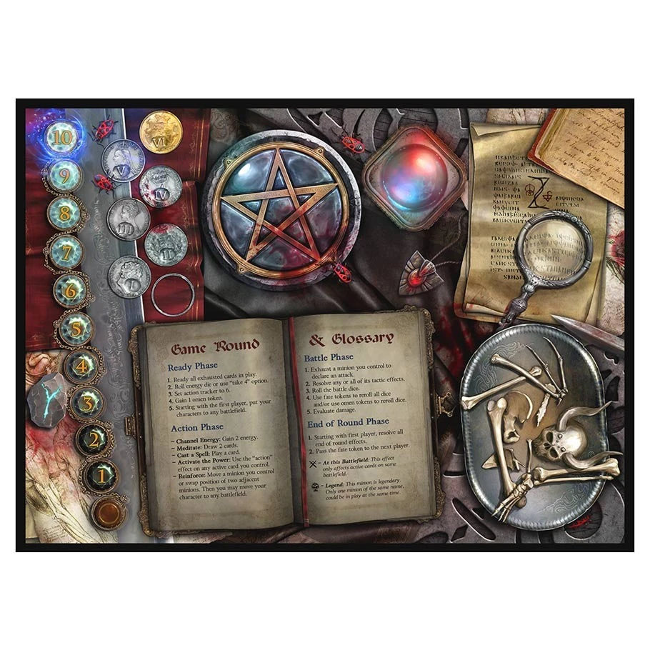 White Wizard Games Board Games Sorcerer - Extra Player Board (Standard) 1 White Wizard Games Board Games Sorcerer - Extra Player Board (Standard)