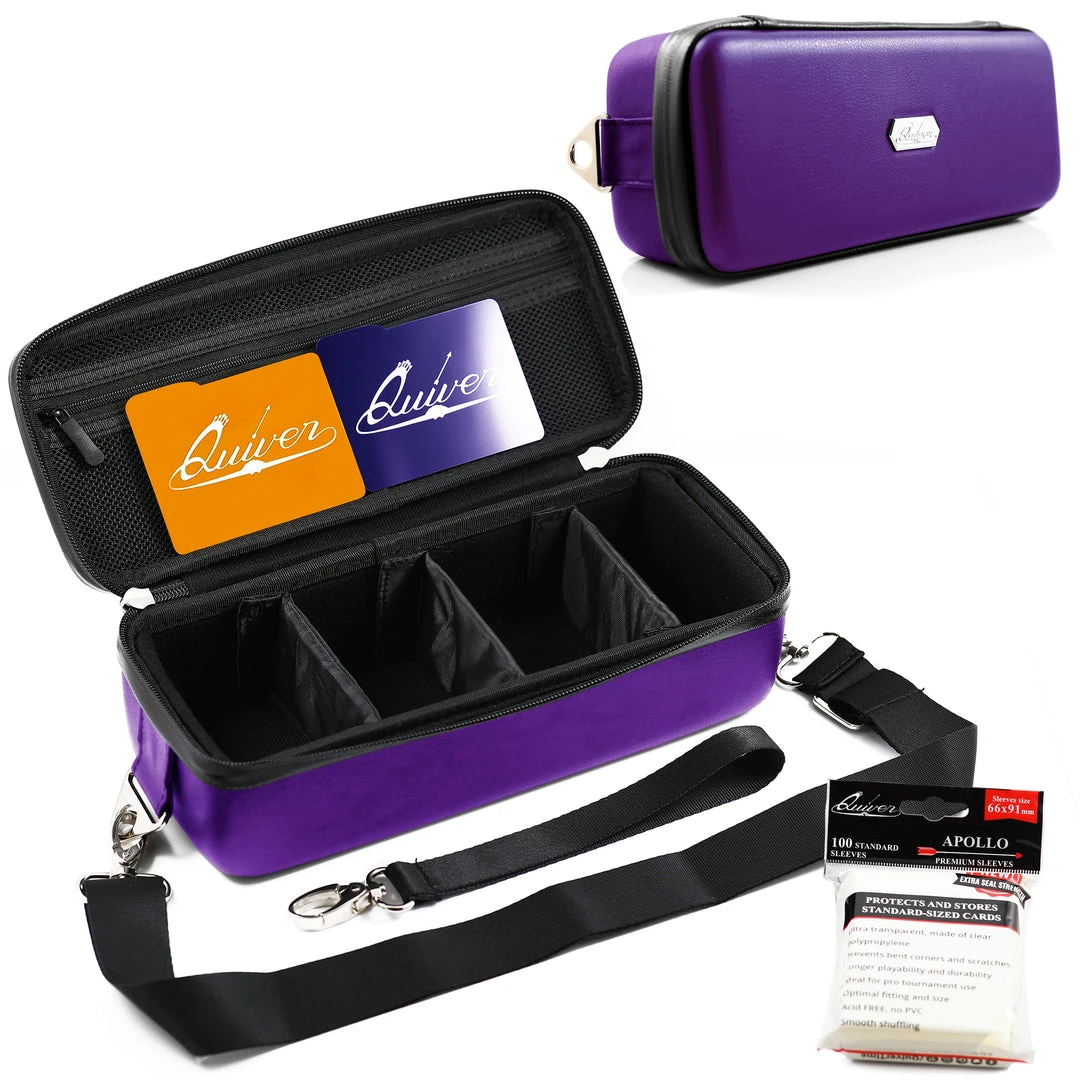 Board Game Bags Quiver Time - Bolt Card Case (Violet) 1 Board Game Bags Quiver Time - Bolt Card Case (Violet)