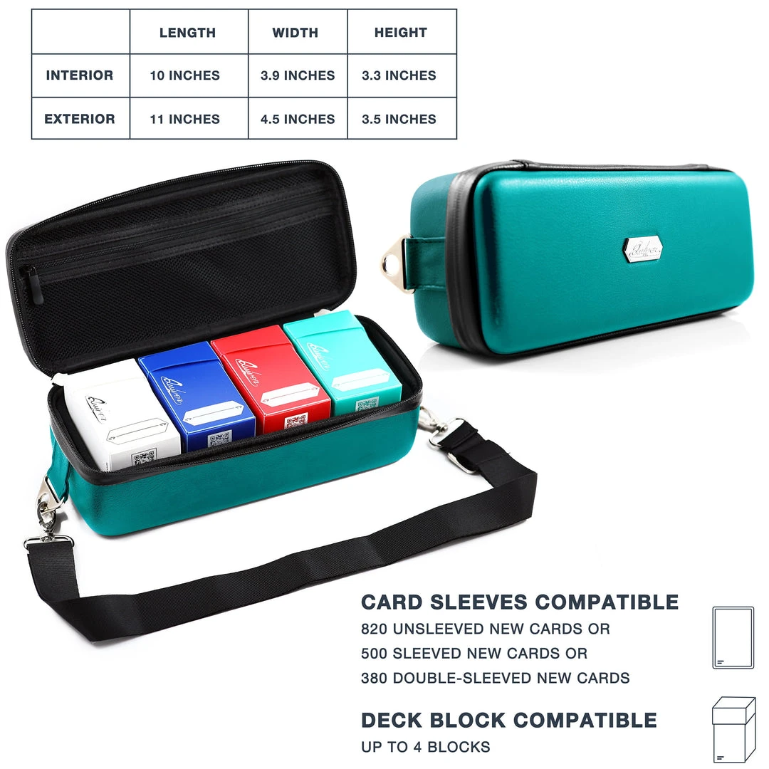 Board Game Bags Quiver Time - Bolt Card Case (Teal) 4 Board Game Bags Quiver Time - Bolt Card Case (Teal)